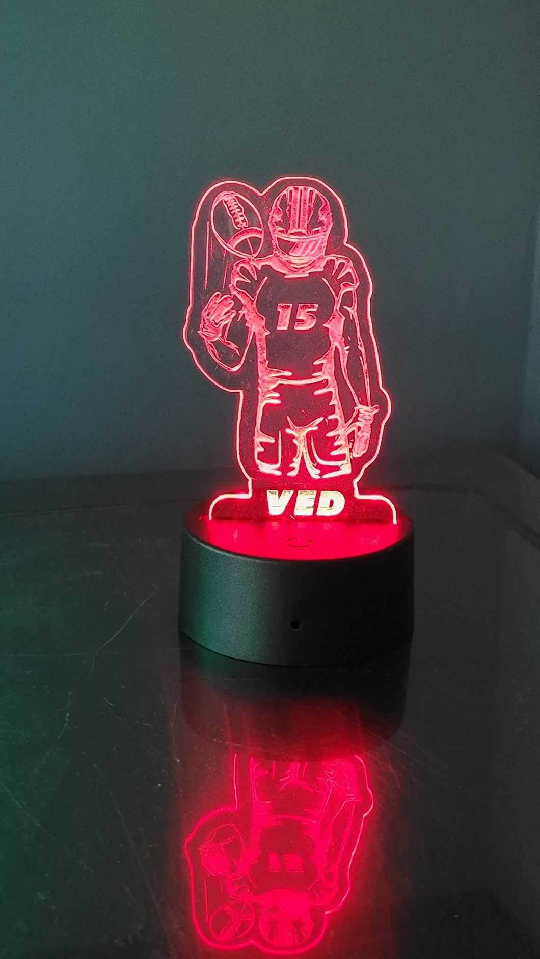 Football Player Night Light