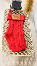 Load image into Gallery viewer, Personalized Christmas Wool Stocking
