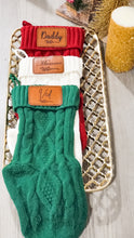 Load image into Gallery viewer, Personalized Christmas Wool Stocking
