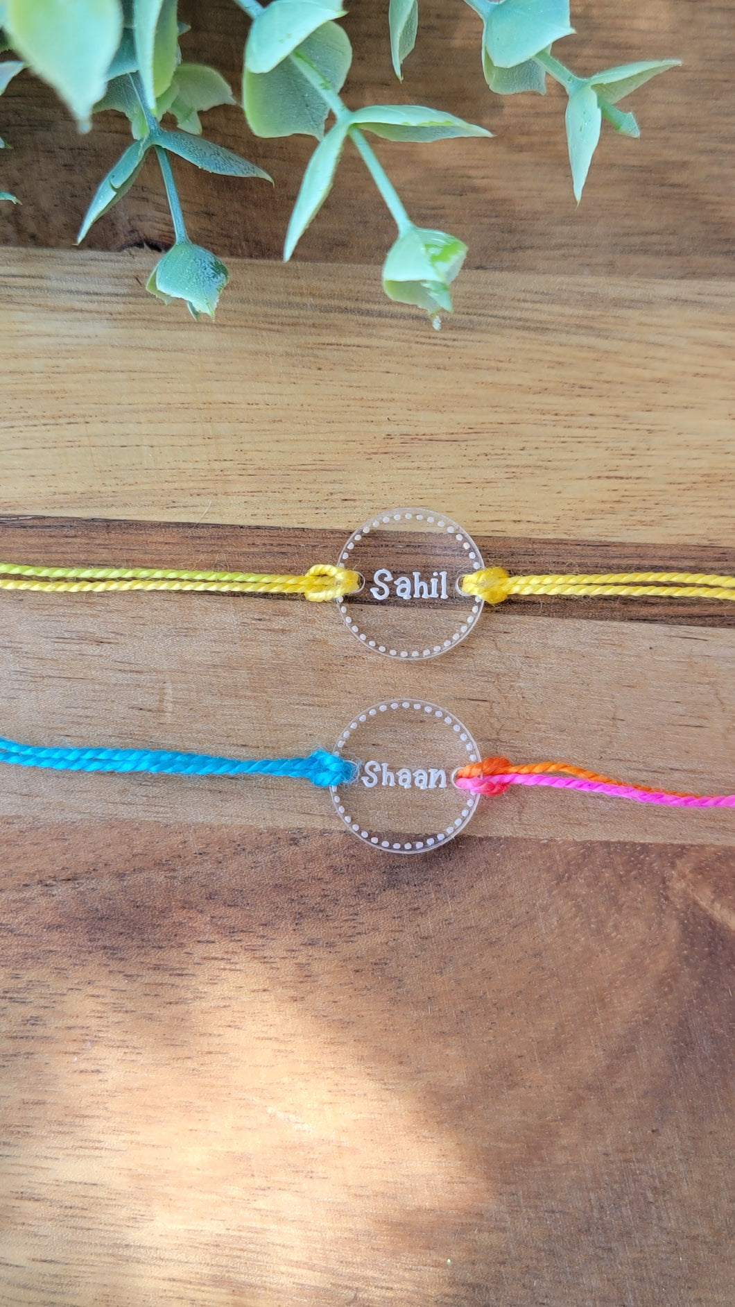 Kids Acrylic Name Rakhi