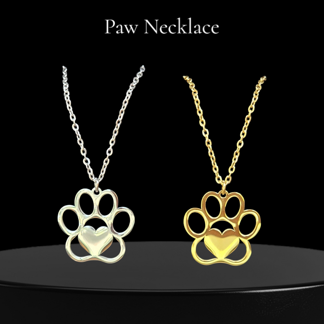 Personalized Pet Paw Necklace