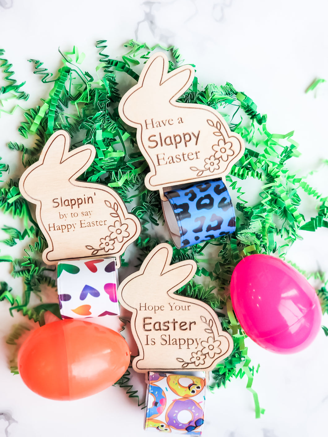 Easter Bunny Slap Bracelet (set of 5)