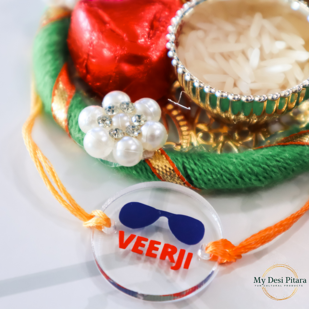 Veerji with Sunglasses Rakhi