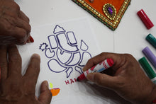 Load image into Gallery viewer, Lord Ganesha Stencil Kit
